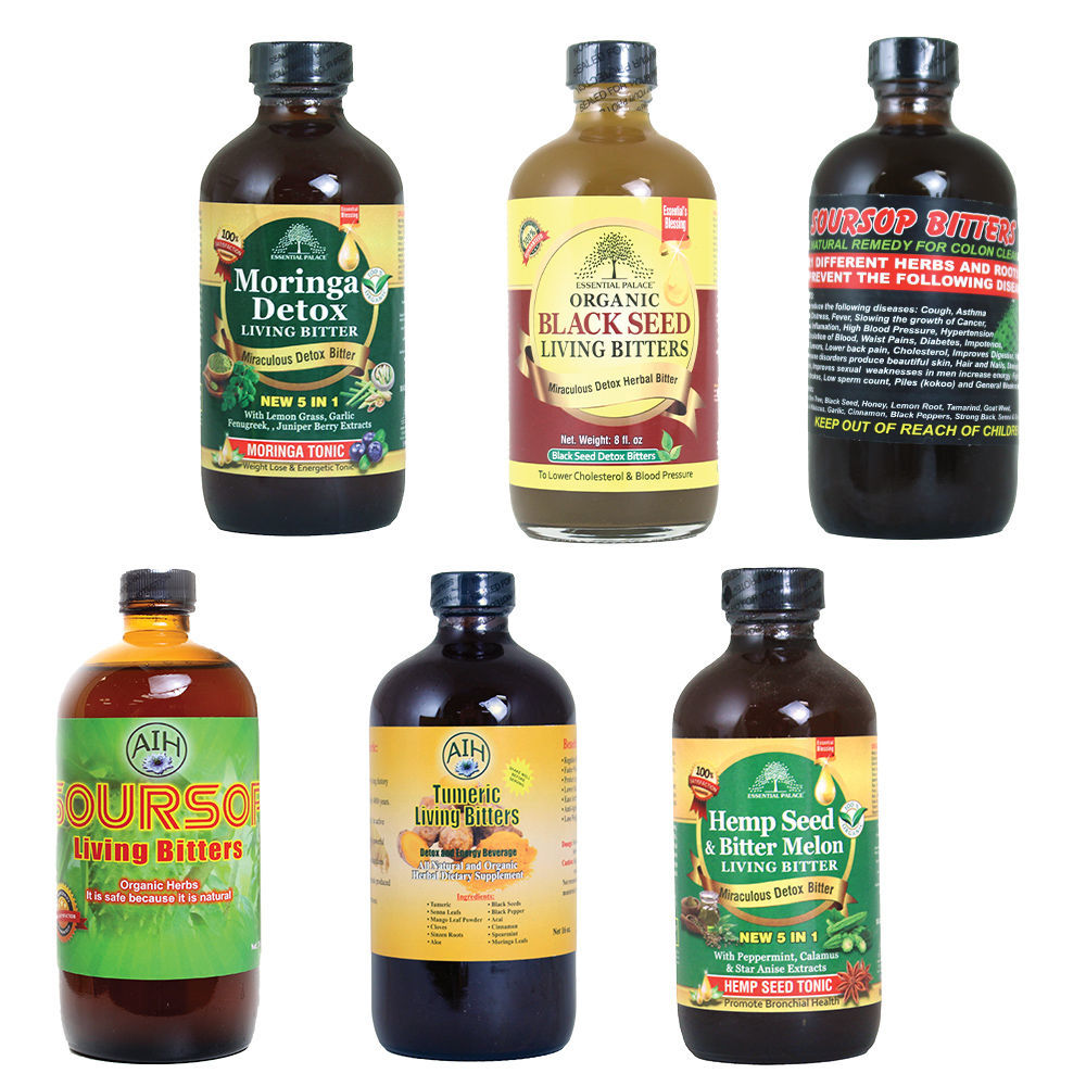 HEAL THY SELF - Natural immune boosters - Black Seed Oil, Soursop Bitters, Moringa, Sea Moss etc