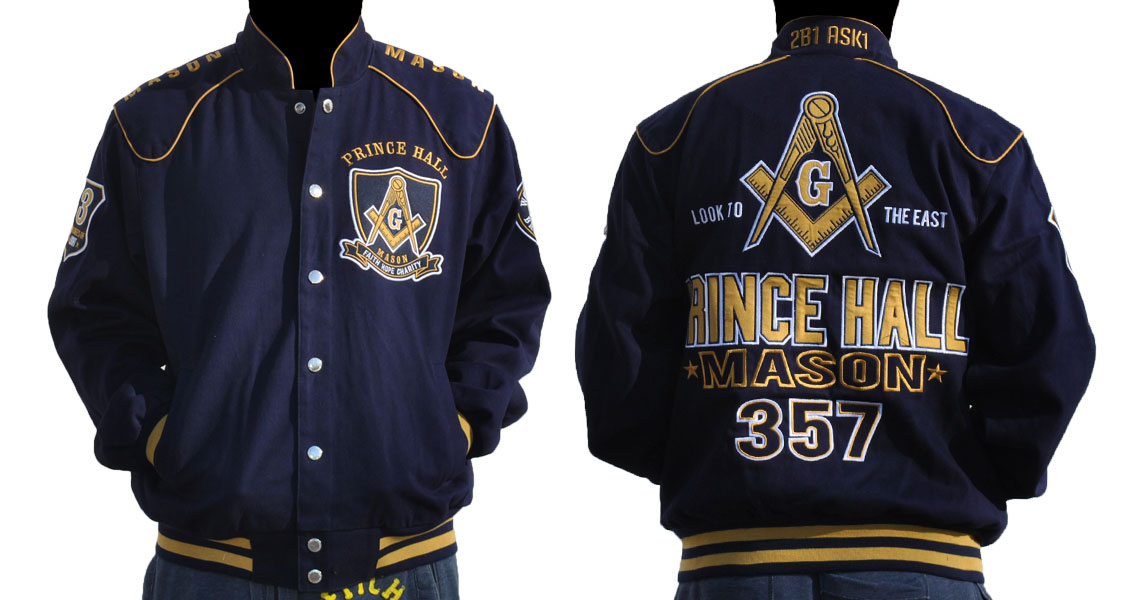 "Masonic apparelPrince Hall Racing Jacket"