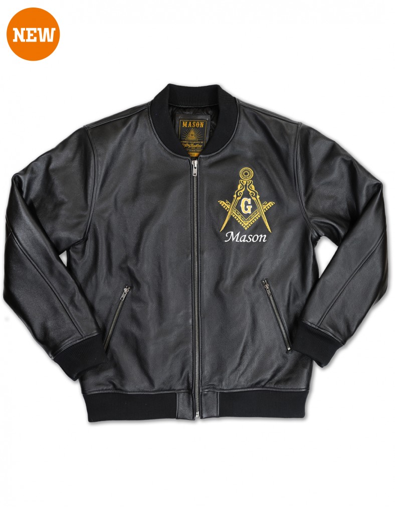 Freemason apparel leather jacket