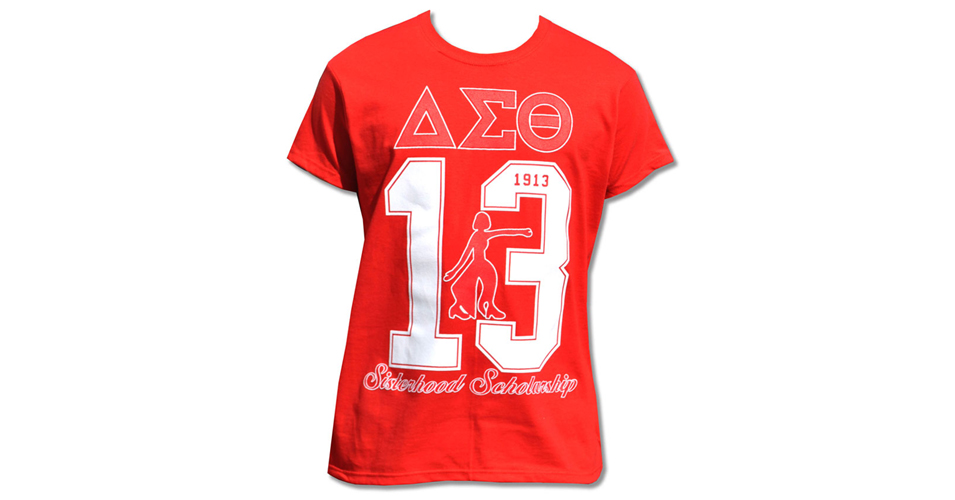 Delta Sigma Theta T-Shirts-Red