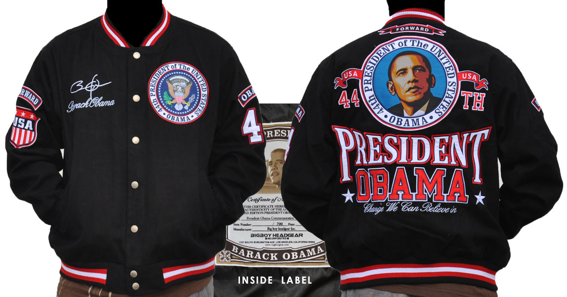 "President Barack Obama-apparel- Twill Jacket"