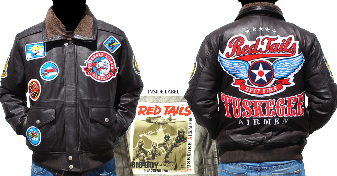 "Tuskegee Airmen Leather Jacket-NEW"