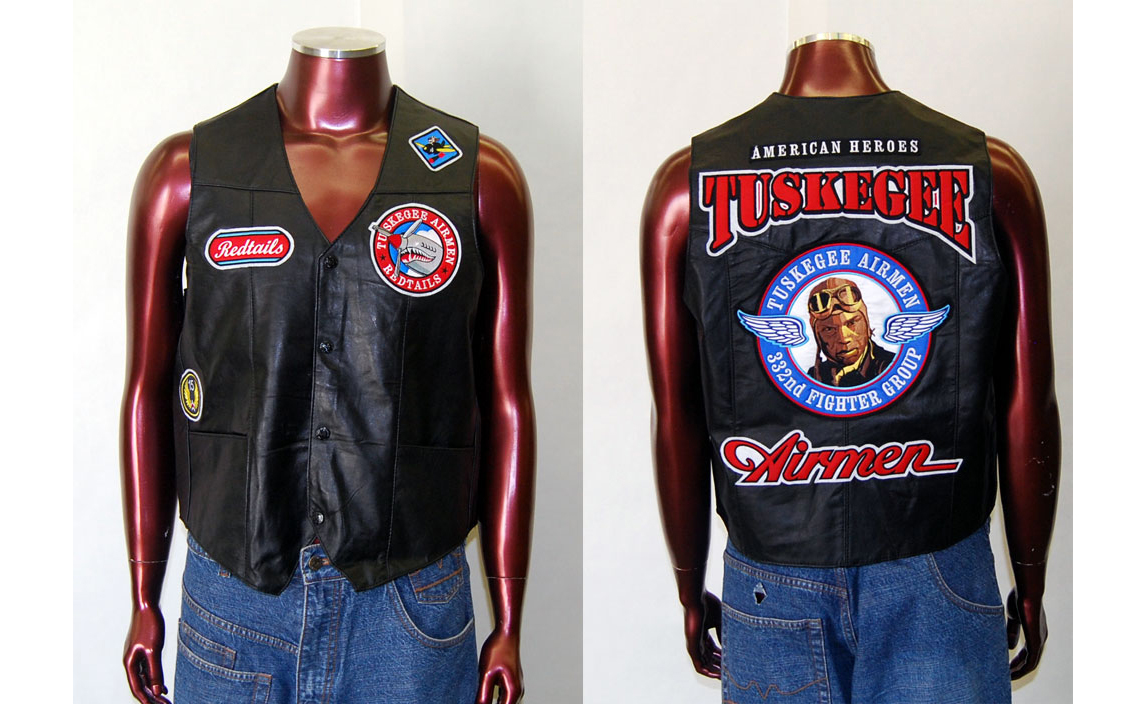 "Tuskegee Airmen Leather Vest"