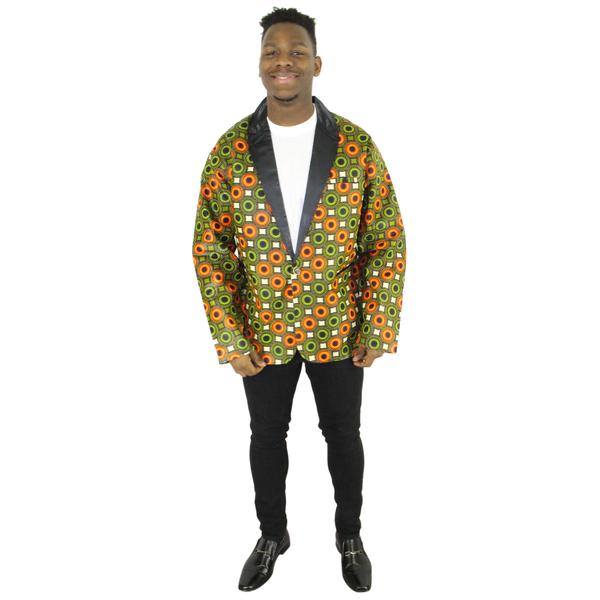 African Print Blazer Jacket for Men