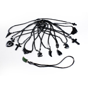 Set of 12 Hematite Necklaces