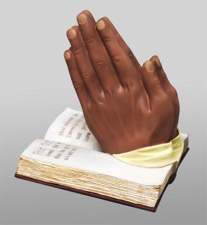 Sacred Moments-Praying Hands with Bible AA