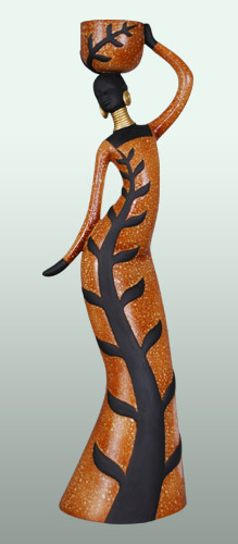 Ocher Tree of Life: Standing