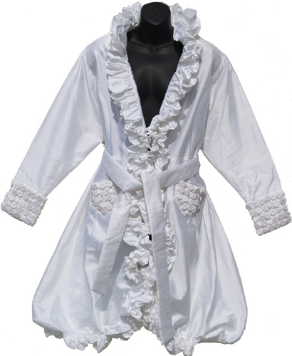 JACKET-Bubble Jacket Dress-P6013 WHITE
