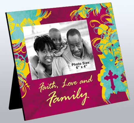 Pic Frame: Faith, Love, Family