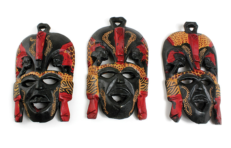 African Massai Mask - 7"