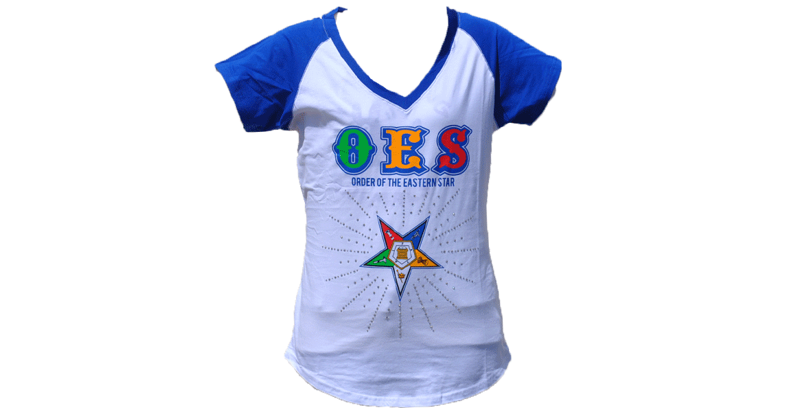 Order of the Eastern Star-Oes Bling T shirt