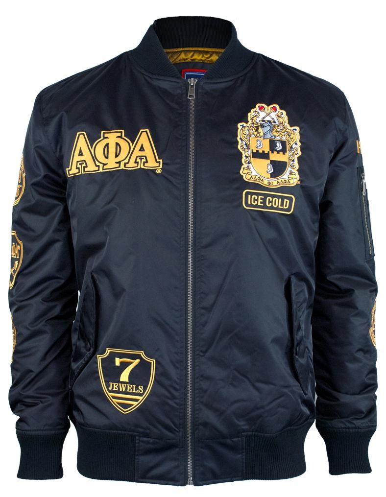 Alpha Phi Alpha apparel Bomber Jacket