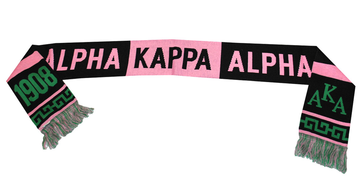 Alpha Kappa Alpha Scarf black