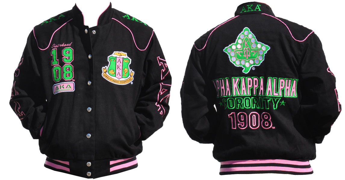 Alpha Kappa Alpha Apparel Jacket black