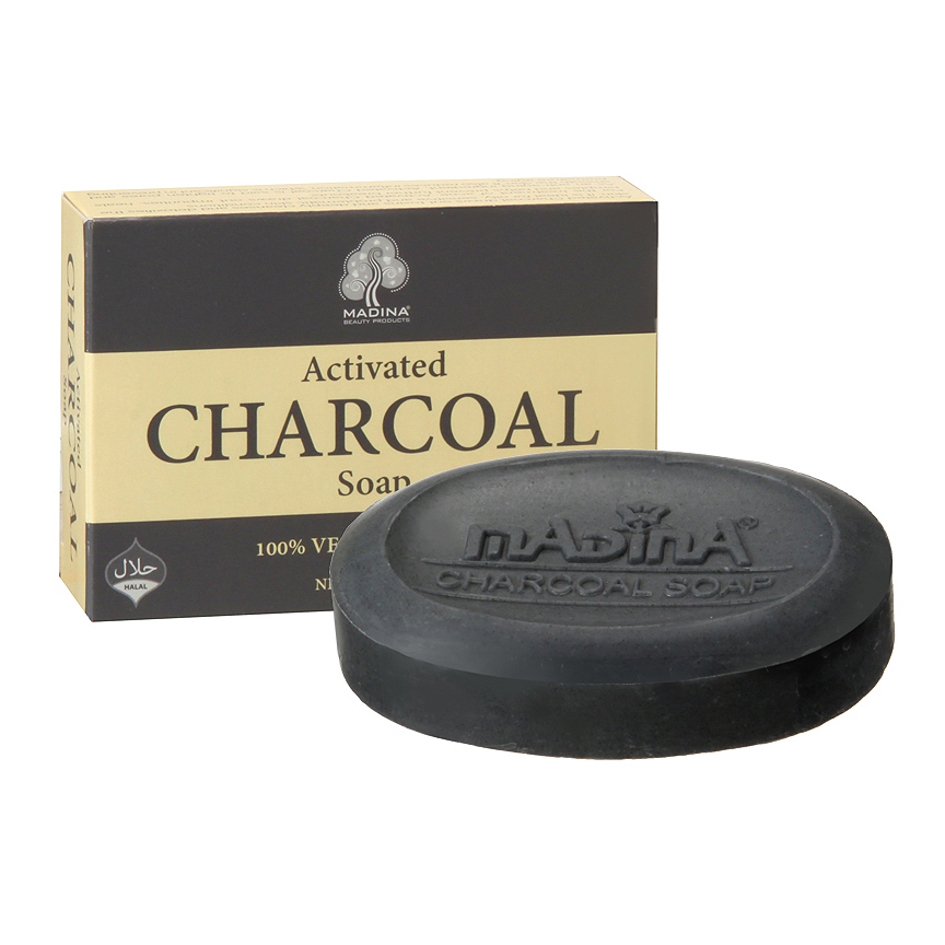 Activated charcoal soap