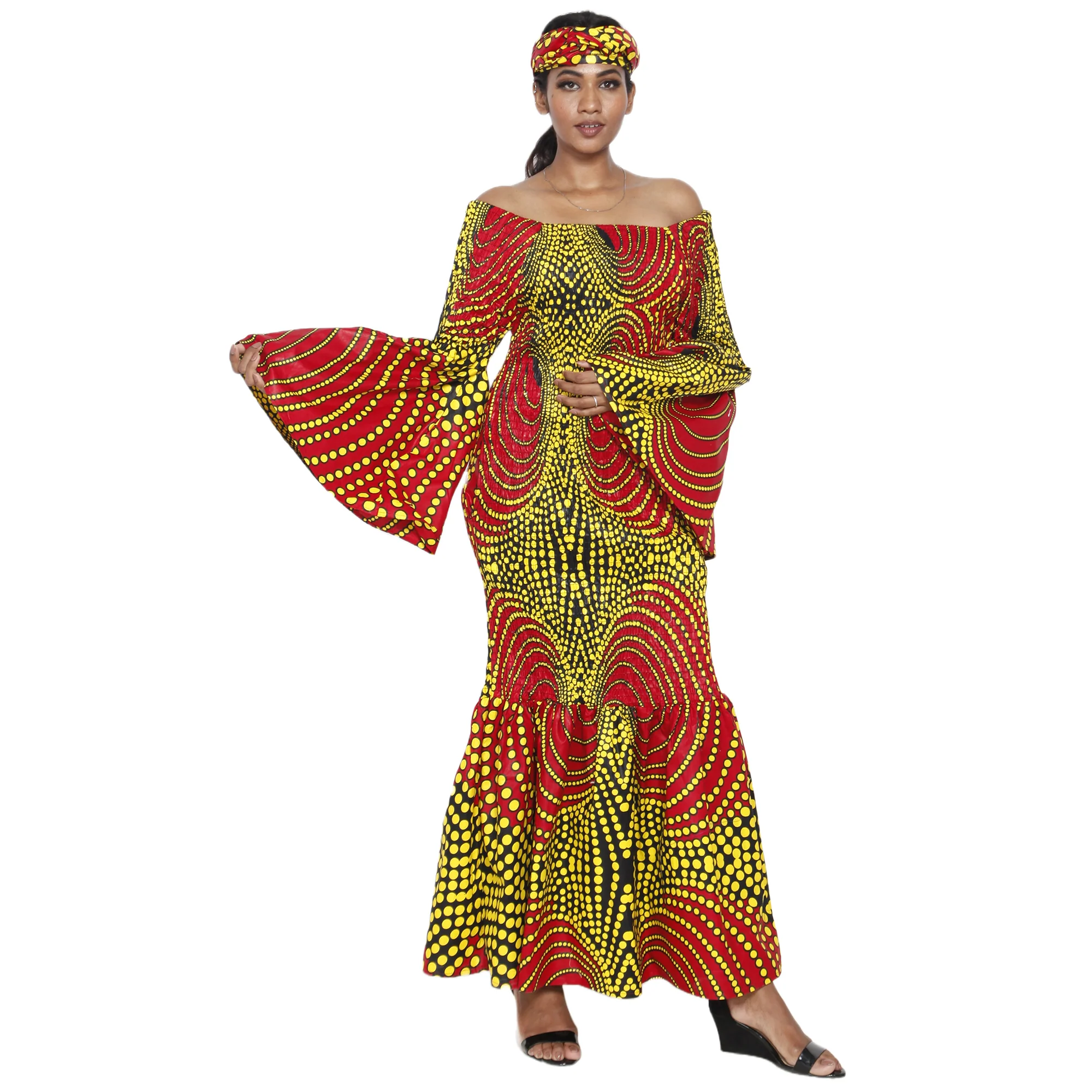 2 piece African Mermaid Dress