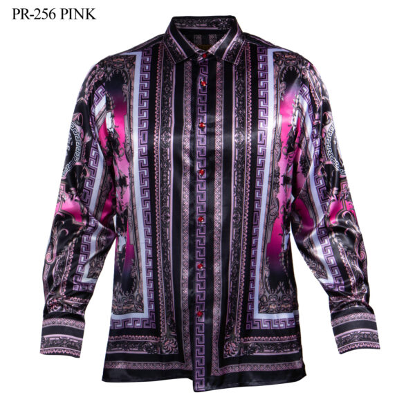 Men's Luxury Shirt - AIUPR-256-PINK