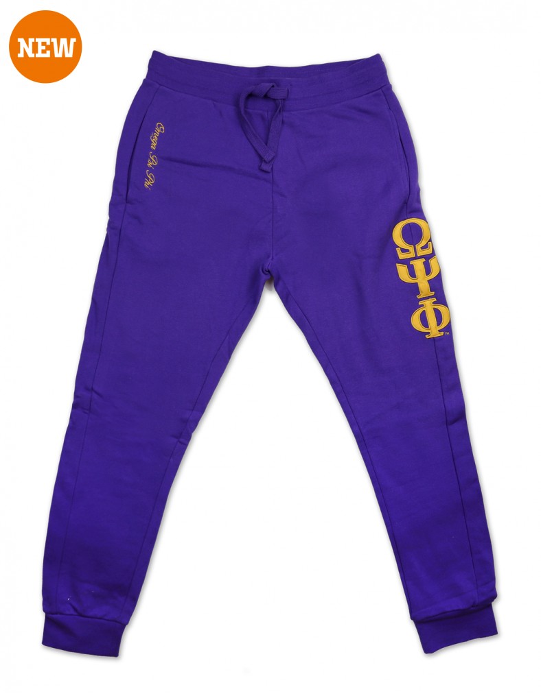 Omega Psi Phi apparel jogging pants