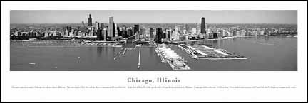 Chicago; Illinois (B&W)