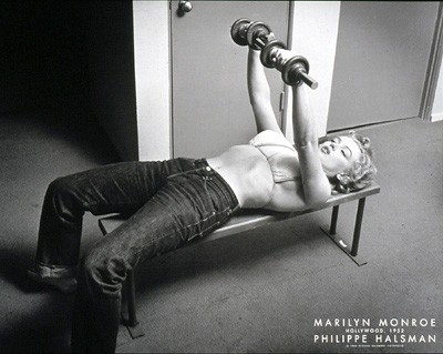 Marilyn Lifting Weights