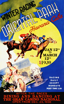 Winter Racing; Oriental Park; Havana; Cuba; 1939 *