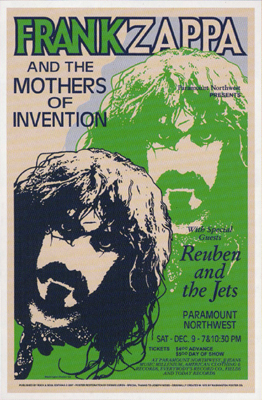 Frank Zappa; Paramount Northwest; 1972