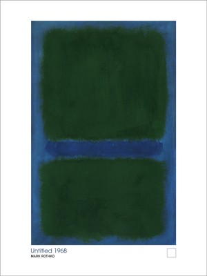Untitled; 1968 (Blue on Blue Ground)