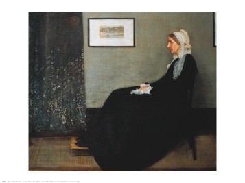 Arrangement in Gray and Black; Portrait of Mother
