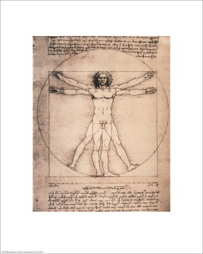 Vitruvian Man; 1492