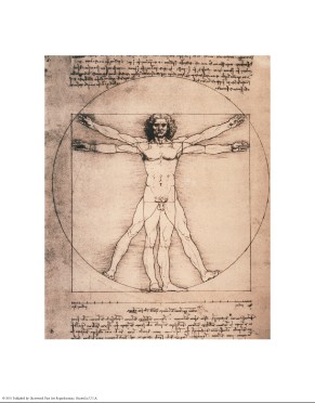 Vitruvian Man; 1492