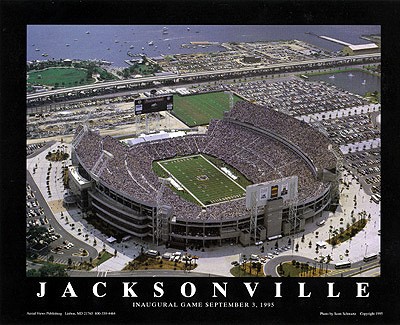 Jacksonville; Florida - Jaguars 1st Game; 1995