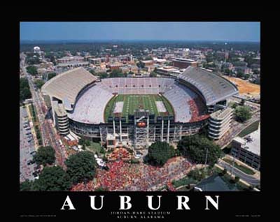 Auburn University - Jordan Stadium; Auburn; Alabama