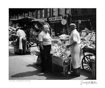 Street Vendor; Lower Manhattan; New York; 1953