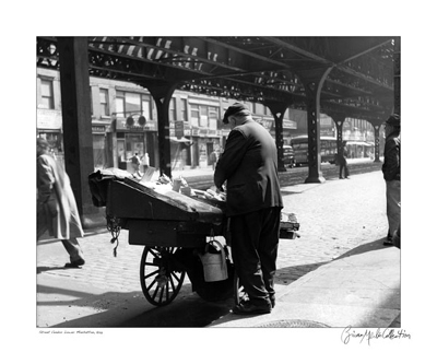Street Vendor; Lower Manhattan; New York; 1956