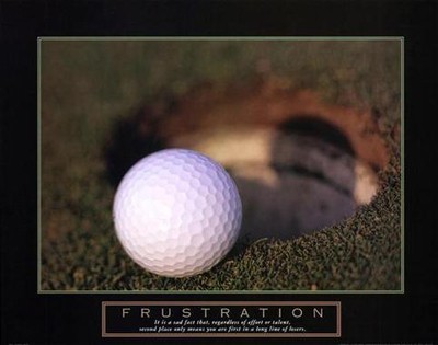 Frustration - Golf Ball