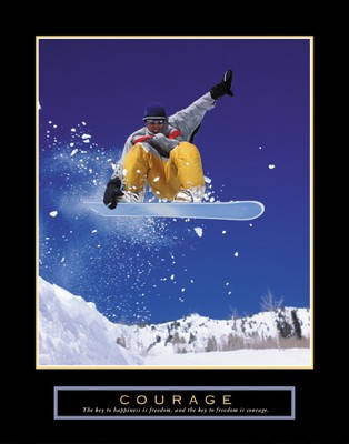 Courage - Snowboarder