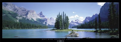 Spirit Island; Lake Maligne; Alberta; Canada