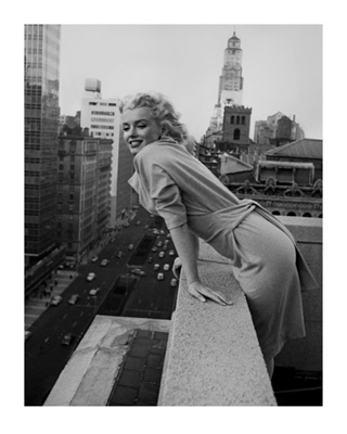 Marilyn Monroe at the Ambassador Hotel; NYC; 1955