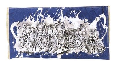 Nine White Tigers