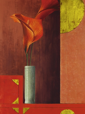 Still Life with Red Callas II