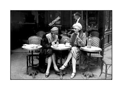 Cafe et Cigarette; Paris; 1925