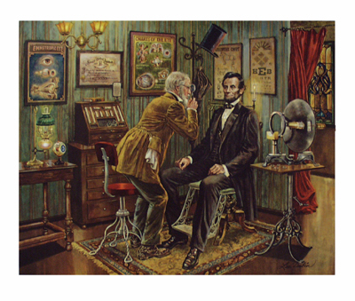 Lincoln at Optometrist