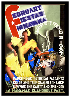 February Fiestas in Havana; 1937