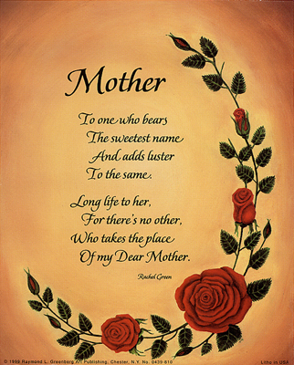 Mother (Roses & Poem)