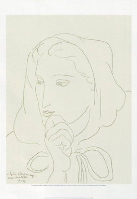 Portrait de Femme en Capuchon; 1939