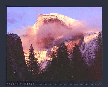 Half Dome; Winter Sunset; Yosemite