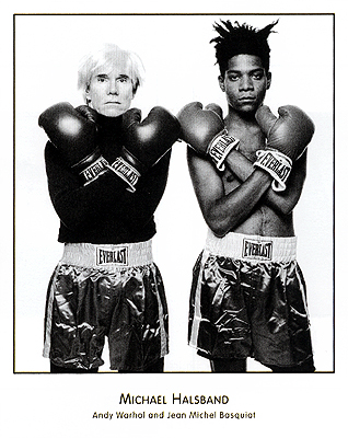 Andy Warhol and Jean Michel Basquiat