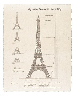 Exposition; Paris 1889 (Eiffel Tower)