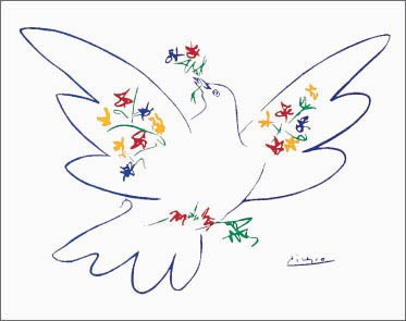 Dove of Peace - Blue