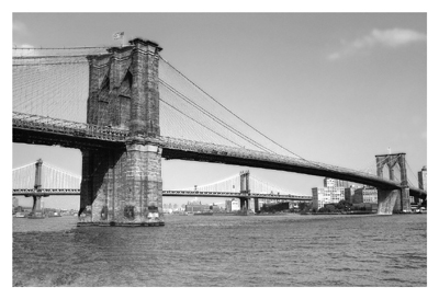Brooklyn Bridge and Manhattan Bridge; Day *